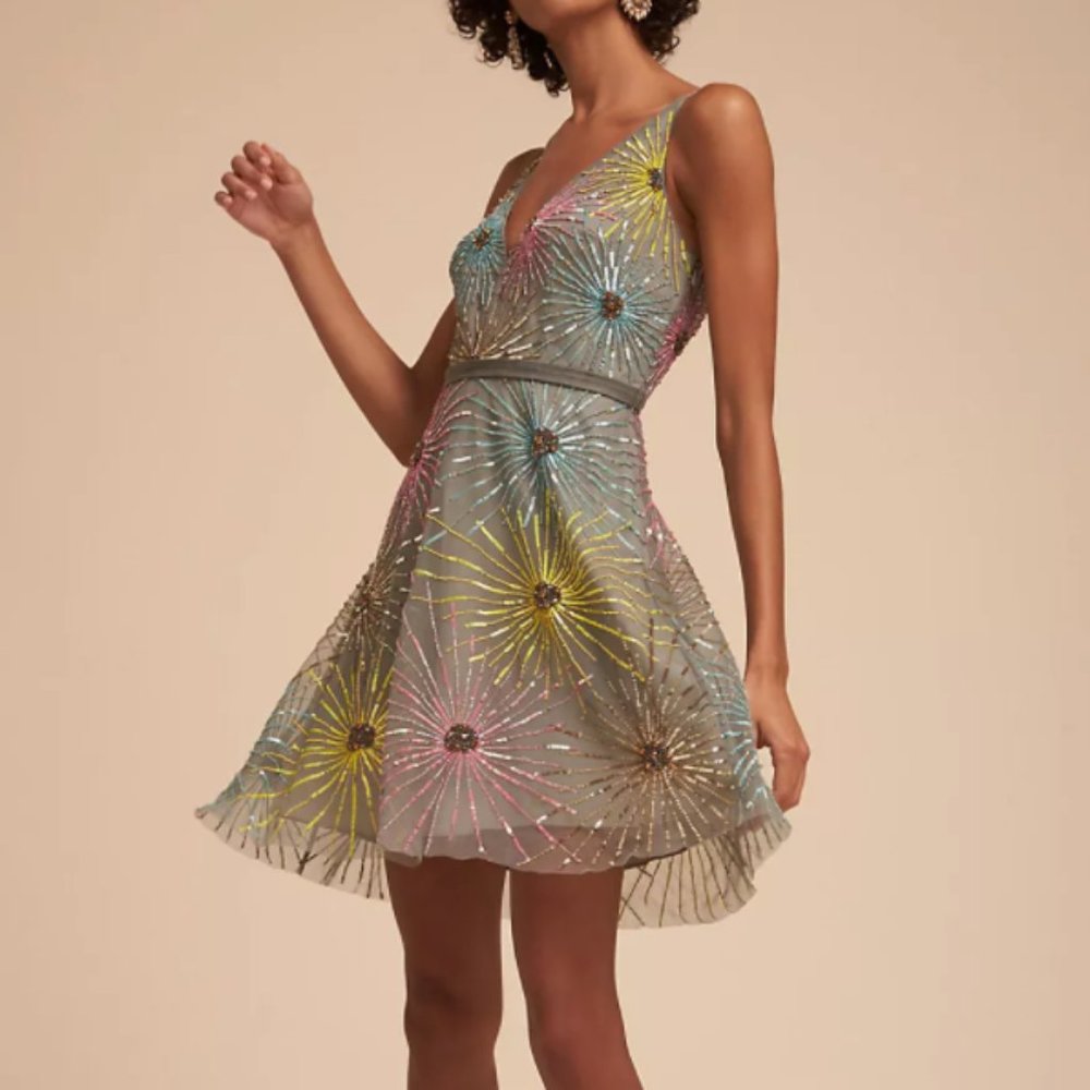 Anthropologie BHLDN Sparkler Dress Size 6